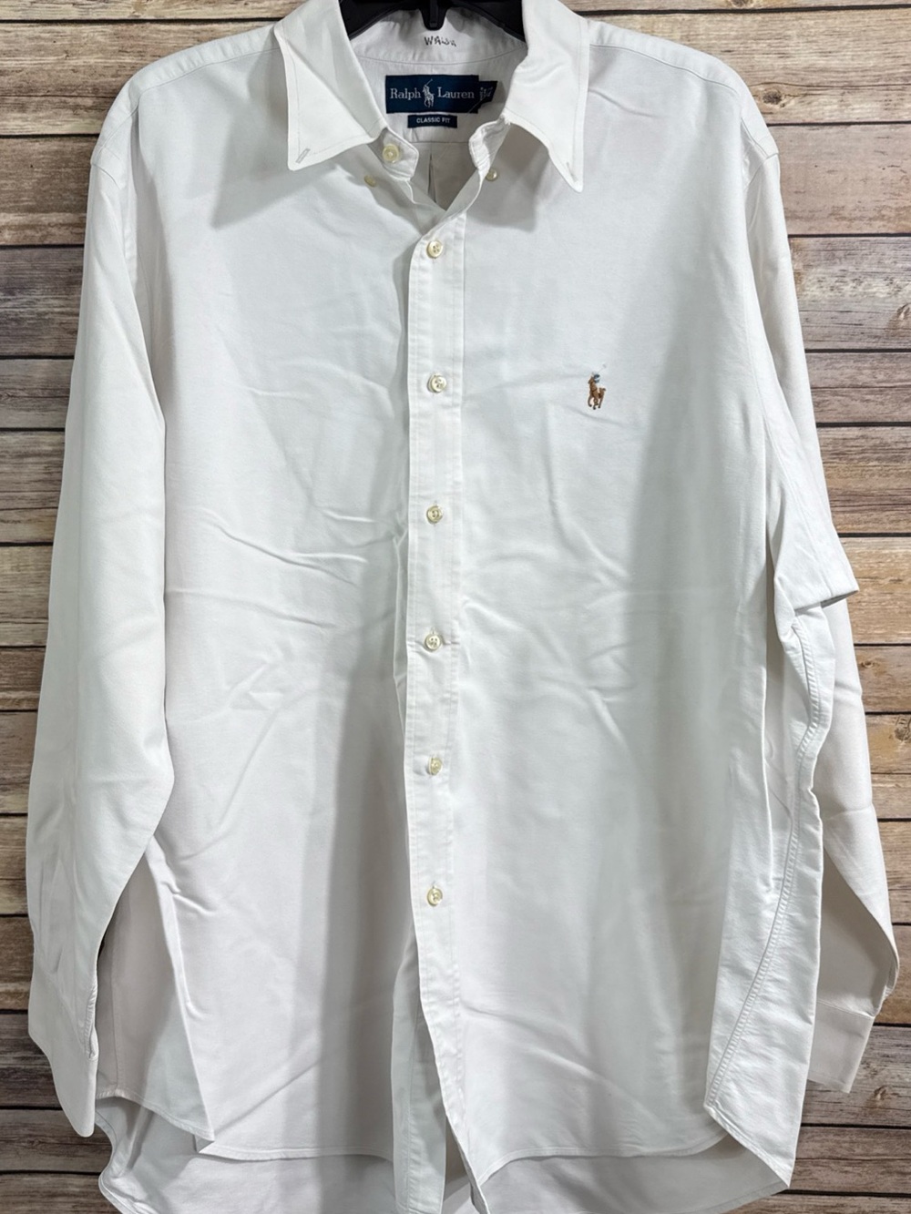 Used Ralph Lauren CLASSIC FIT long-sleeve button down shirt men's 17.5 34/35 XXL